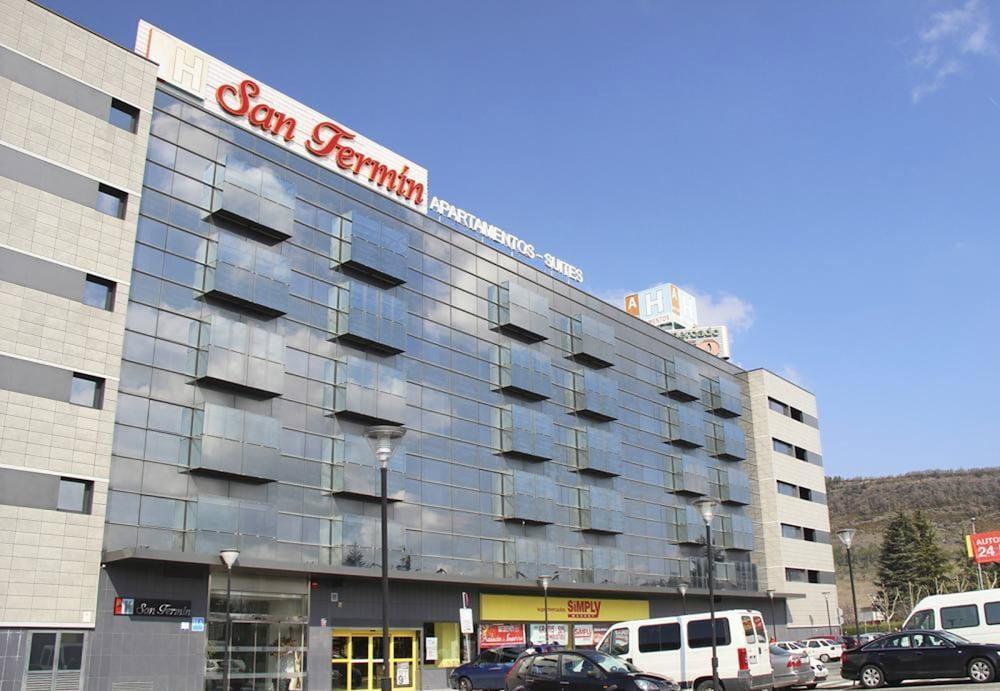 AH San Fermín Pamplona Aparthotel Exterior foto